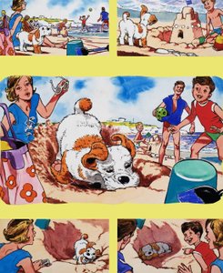 ビーチの子犬 作： English School