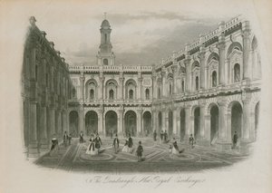 王立証券取引所の四角形、ロンドン 作： English School