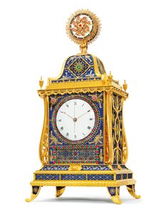 18世紀後半、ロンドンのヘンリーボレルの中国市場向けのクォーターチャイム、ミュージカル、オートマトンの「帆船」時計 作： English School