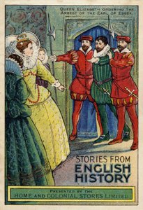 エリザベス女王、エセックス伯爵の逮捕を命じる 作： English School