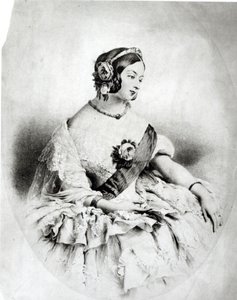 ビクトリア女王（1819-1901） 作： English School