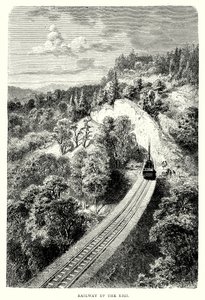 リギ登山鉄道（エングレーヴィング） 作： English School