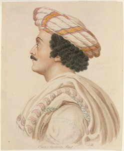 Raja Ram Mohan Roy (紙に水彩) 作： English School