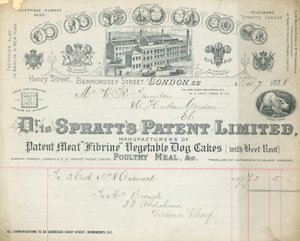 Dr Spratts Patent Limitedの領収書 作： English School