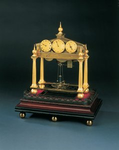 リージェンシーテーブルレギュレーター、ジョンモクソンまたはウィリアムコングリーブ卿に帰属、1820年頃