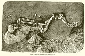 先史時代の人間の遺跡