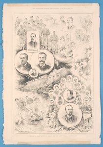 レントンvs.ウエストブロムウィッチアルビオン、イラスト入りスポーツとドラマティックニュース、1888年6月2日 作： English School
