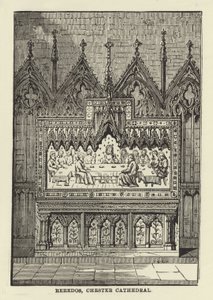 Reredos、チェスター大聖堂 作： English School