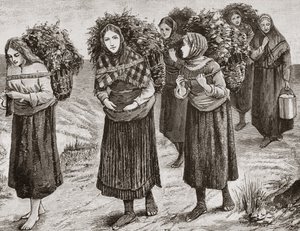 1886年頃のシーリング、ヘブリディーズからの帰国、1886年に宗教トラクト協会から出版された「スコットランドの写真」 作： English School