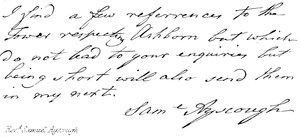 Revd Samuel Ayscough