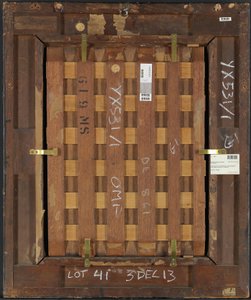 エリザベス1世の肖像画の裏返し、1580年頃（パネルに油彩）（4073484および4073485も参照） 作： English School