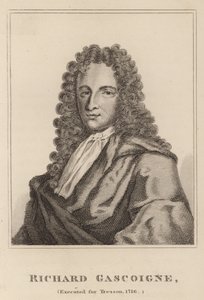 リチャード・ガスコイン、反逆罪で処刑、1716 作： English School