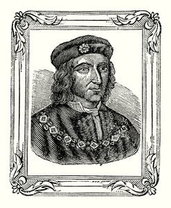 リチャード3世は1450年に生まれ、1483年に戴冠し、1485年に殺害された（彫刻）。 作： English School