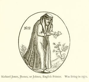 リチャードジョーンズ、ジョーンズ、またはジョーンズ、イギリスのプリンター、1571年に住んでいた 作： English School