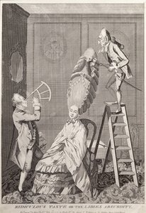 ばかげた味や女性不条理、パブ。 A.ダーリー、ロンドン、1771年 作： English School