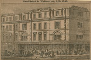 1820年に設立されたデパートRippon and Burton 作： English School