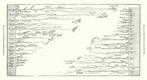 東半球と西半球の河川（彫刻 作： English School