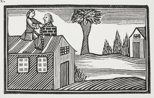 ベーコンの家を奪う、パブジョンアシュトンによる18世紀のChap-booksのイラスト1882 作： English School