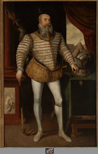 ロバート・ダドリー、レスター伯、1532～88年頃（キャンバスに油彩）