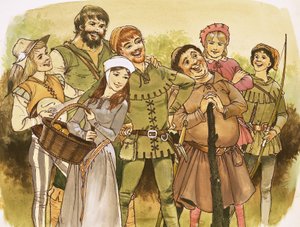 ロビンフッドと彼の陽気な男性 作： English School