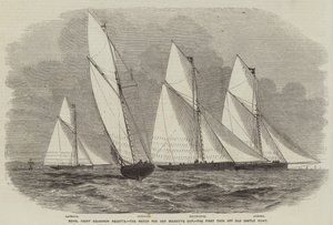 Royal Yacht Squadron Regatta, the Match for Her Majesty