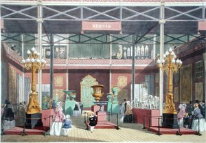1854年に出版された「ディッキンソンの1851年の大博覧会の総合的な写真」よりロシア（カラーリトグラフ） 作： English School