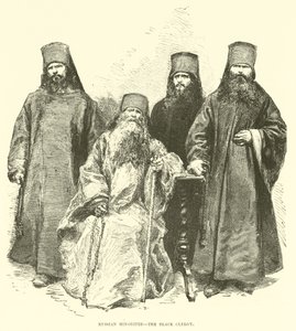 ロシアの小人、黒聖職者 作： English School
