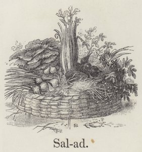 サラダ（彫刻 作： English School