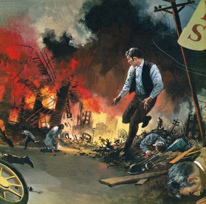 1906年4月18日のサンフランシスコ地震 作： English School
