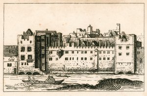 W Hollerのエッチングによる、1650年のロンドンのサボイ 作： English School