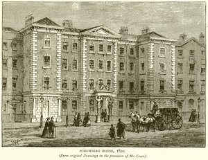 Schomberg House、1820 作： English School