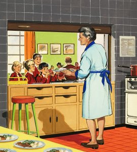 学校給食レディ 作： English School