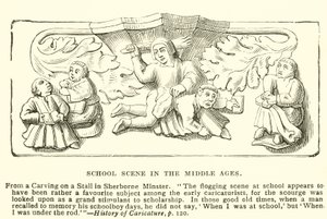 中世の学校シーン 作： English School