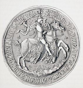 ジャン2世のシール、ブルゴーニュ公、ヌヴェール伯、ドンジー男爵、1880年頃 作： English School