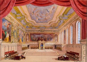ウィリアムシェイクスピア作「ヴェネツィアの商人」のデザインセット、1858年（紙、WC） 作： English School