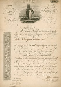 Hopd Insurance Company、Ludgate Hill、ロンドンのシェア 作： English School