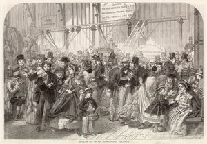 1862年の国際展でシリングデー 作： English School