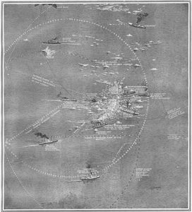1912年5月4日付の「The Sphere」紙に掲載されたタイタニック号の乗客全員を救助したであろう船（リトグラフ）（450845の詳細 作： English School
