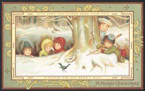 シューティングゲーム、クリスマスカード 作： English School