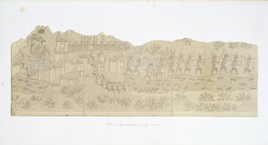 オージュンヘンリーヤード（1817-94）によるニネベとその遺跡からのKoujunjikの街の包囲と略奪（プレート40）、1849年