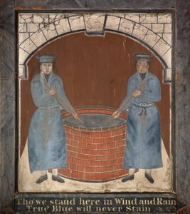 「ブルーボーイズ」インのサイン、1700年代後半 作： English School