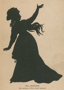 シドンズ夫人のシルエット 作： English School