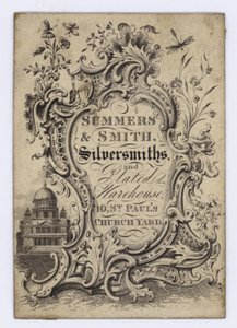 Silversmiths、Summers＆Smith、トレードカード 作： English School