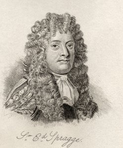 1825年に出版された「クラブの歴史辞典」からのエドワード・スプラッジ卿 作： English School