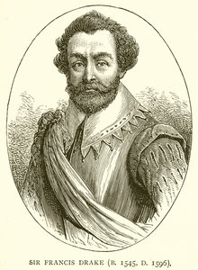 サー・フランシス・ドレイク（B. 1545、D. 1596） 作： English School