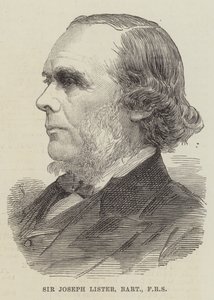 Sir Joseph Lister, Baronet, FRS (彫刻)