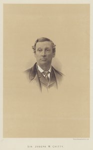 Sir Joseph W Chitty (litho) 作： English School