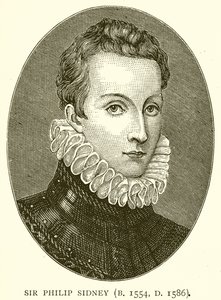 フィリップシドニー卿（B. 1554、D。1586） 作： English School