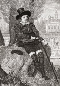 フィリップシドニー卿、JRグリーン著「イギリス人の短い歴史」から1893年に出版 作： English School