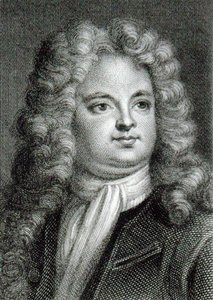 サー・リチャード・スティール（1672-1729）（エングレーヴィング） 作： English School